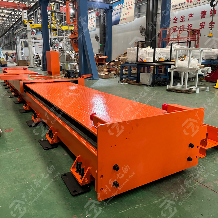 花钢板机器人行走外部轴